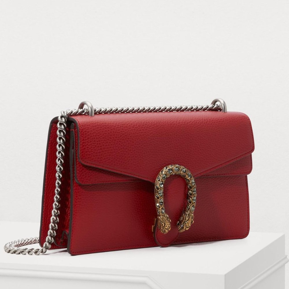 Gucci Leather Dionysus Shoulder Bag
